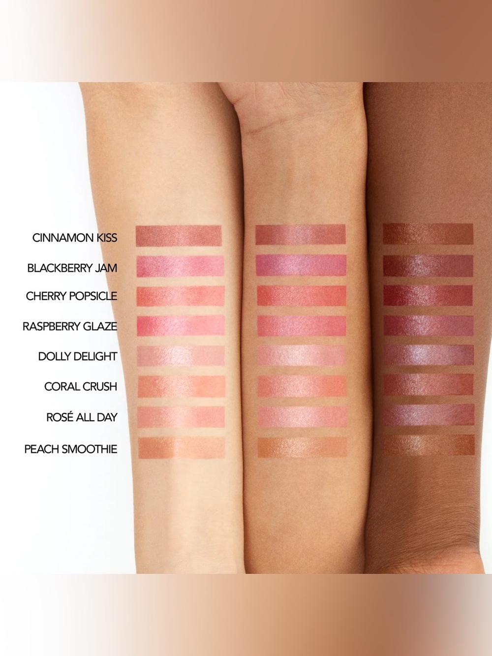 NIB Buxom Full-On Plumping Lip Glow Balm - Peach Smoothie - Size 2g - Picture 6 of 9